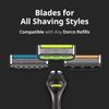 Dorco Pace 6 Pro - Six Blade Razor System with Trimmer - 2 Replacement Handles (Handles Only)