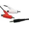 2X RCA(Stack) to 3.5MM P, Audio & Video Cable Assemblies Qty X 1