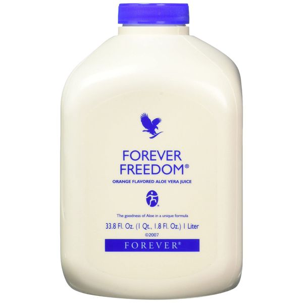 Forever Freedom Orange Flavored Aloe Vera Juice 33.8 FL OZ