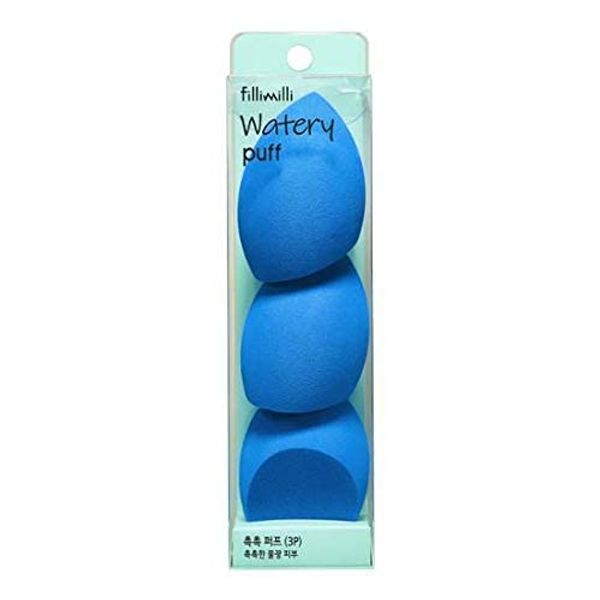 Filimile Watery Puff Drop Makeup Sponge, 3 Pack