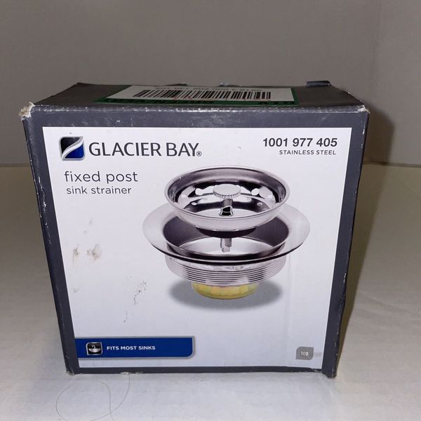 Glacier Bay 1001 977 405 Stainless Steel Standard Post Sink Strainer Fit All