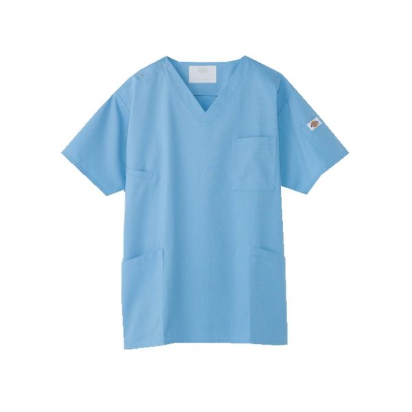 Dickies 7033SC Medical Scrubs, Hospital Whites, Stretch Fabric, Unisex, blue stake