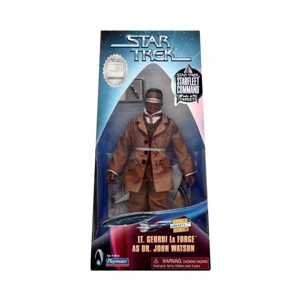 Paramount Pictures Star Trek Lt. Geordi La Forge As Dr. John Watson Target Exclusive Star Fleet Command 9 inch Figure