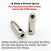 Angeebin Training Snap Caps for Dry Fire Training Dummy Rounds Practice Safe Loading Firing (44 S&W SPL Compatible 44 REM MAG -10pcs)