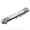 Etrading 9" Wood Handle Spring Push Button Folding Comb Hair Styling Pocket Carrying White