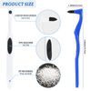 8 Pieces Tooth Stain Eraser Tooth Stain Removers Tartar Eraser Polisher Dental Plaque Tool Teeth Cleaning Kit for Teeth Whitening Polishing