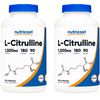 Nutricost L-Citrulline 750mg, 180 Capsules (2 Bottles)