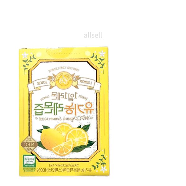 [Lee Yeon Company] Holberry 1 Lemon a Day 100% 14 Packets Organic Lemon Juice