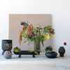 Creative Co-Op Minimalist Round Mango Wood Bowl, Black