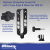 Ultimaxx Essential Protective Accessory Bundle Compatible with Insta360 ONE X3 - Includes: Protective Frame Kit with Lens Caps, 2X Replacement Batteries & Much More (16pc Bundle)