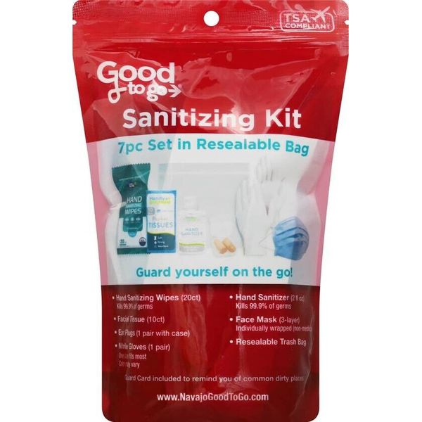 Good To Go Hand Sanitizer Travel Kit, 7 piece Set, TSA Compliant - BRAND NEW