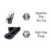 Tusa Imrpex 3D Dry Snorkelling/Diving Set (black)