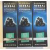 Brush Buddies Herbal Toothpaste 3.5oz Activated Charcoal Cool Mint 3 Pack USA