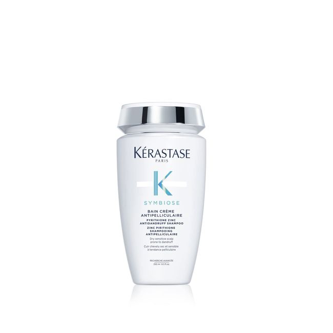 KERASTASE Symbiose Anti Dandruff Shampoo Crème | Cleanses and Hydrates Scalp & Hair | For Scalps Prone to Dandruff | Sulfate-Free | Formulated with Zinc Pyrithione | 8.5 Fl Oz