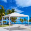 3 x 3m Waterproof Tent with Spiral Tubes White