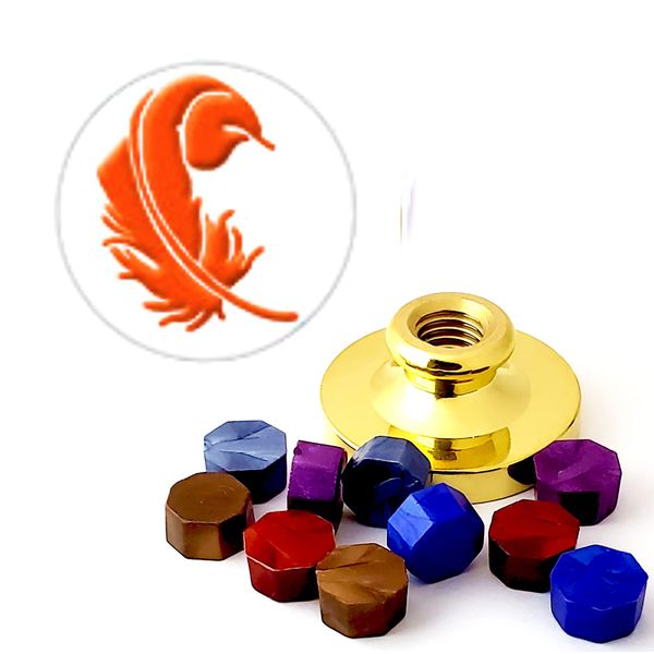 Seasta Sealing Stamp Head (Head Only) Feather