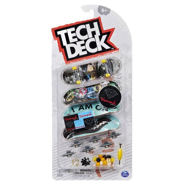 Tech Deck Diamond 4-Pack Finger Boards