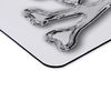 CafePress Chrome Skull With Bow 2 Mousepad Non-slip Rubber Gaming Mousepad