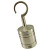 24mm Satin Nickel Decking Rope Hook. Rope Post Fitting Rope End Fixing