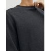 JACK & JONES Men’s Knitted Jumper, Plain Knitted Jumper, Dark grey blend