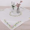 Trimits Embroidery Kit - Tablecloth - Includes Printed Fabric, Threads, Needle & Instructions, 80 x 80cm, Daisy Chain