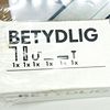 One (1) IKEA BETYDLIG Wall Ceiling Bracket Black Adjustable Rod Holder New