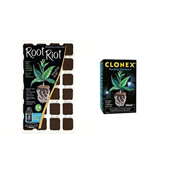 24 cubes root riot tray & clonex 50ml