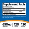Nutricost Chicory Root 650mg Per Capsule - 120 Vegetarian Capsules, Non-GMO