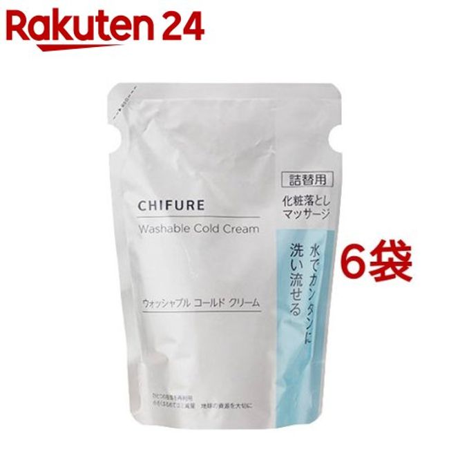 Chifure Washable Cold Cream N Refill (300g*6 bags set) [Chifure]