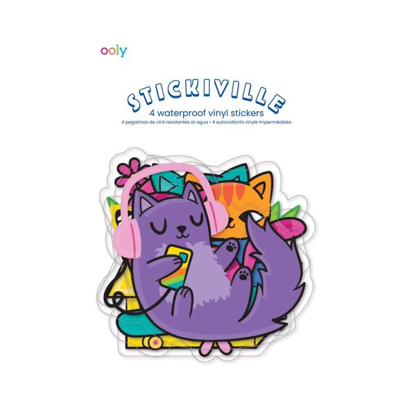 Ooly Stickiville Silly Kitties Vinyl Stickers