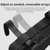 TOSUOD Bike Frame Bag - 3 Multi-Position Straps Secure Mount, Full-Side Zipper Quick Access, 2L Scratchproof Storage, Universal Fit