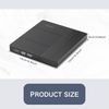 External DVD Drive Blu-ray Drive External Optical Drive Multi-function External Optical Drive, Compatible with PC Hardware, High Speed Read and Write Speed, Universal Drive for Data Storage, Gaming,
