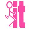 Fuck IT Vinyl Sticker Decal (2" x 1.5", Pink)