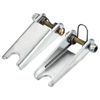 PATIKIL 52 mm Hook Safety Lock Metal Pendant Coupling Receiver Replacement for Clevis Hook System Silver