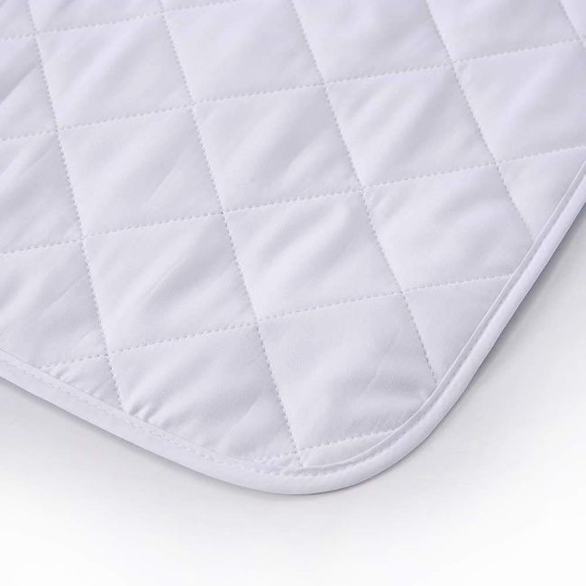 KANECH Waterproof Mattress Pad Protector with Piping and Straps - Queen  Size (60 x 80 Inches) - Large Washable Incontinence