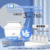 Vortopt Pot Water Filter Replacement Filter Cartridge (L1/2/3, 6 Replacement Cartridge)