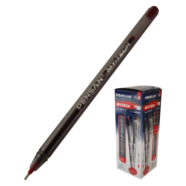 Rotring Ballpen Refill Medium - Red (Wallet of 5)