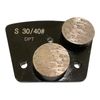 Trapezoid Grinding Discs For Concrete Floor Grinders Soft Bond 30 Grit 6 Pack