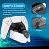Mcbazel PS5 Edge Controller Charger, PS5 Charging Station, Fast Charging Dock for Playstation 5 Dual sense Controller