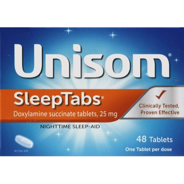 Unisom Sleep Tablets 48 ct (Pack Of 6 Boxes)