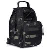 G4Free Lightweight Tactical Assault Small One Strap Sling MOLLE Backpack (H-CP Black)
