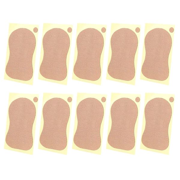 Mail-bin Direct Adhesive Sweat Sheet, Set of 10, Sweat Pad, Sweat Pad, Sticking Type, Underarm Sweat Sheet, Beige, F