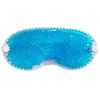 Cooling Eye Mask GLAMZA® Reusable Hot Cold Gel Bead Eye Mask for Dark Circles, Puffy Eyes, Migraine, Headache - Blue