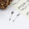 Valiant Hunter's Arrow .925 Sterling Silver Dangle Earrings