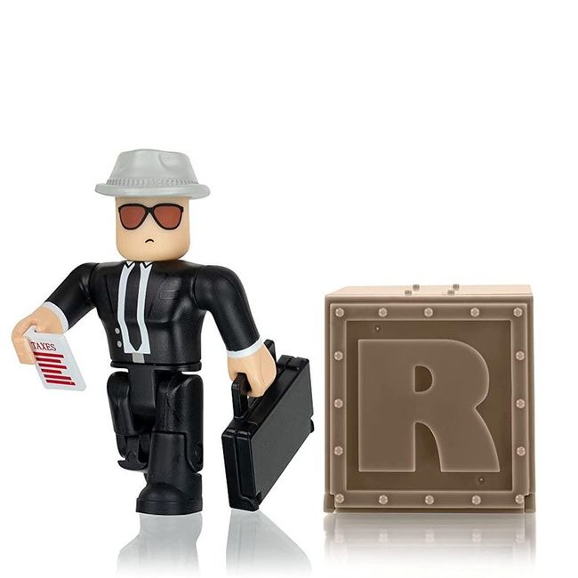 Roblox Action Collection Destined to Fail Tax Collector Deluxe Mystery Figure Pack + Bundle Includes 2 Exclusive Virtual Items 4020055973