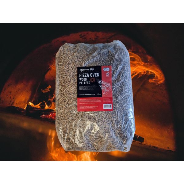 Exstream BBQ Hard Wood Pellets 10kg Bag Ideal for Ooni Pizza Oven, Ninja Woodfire Outdoor Grill, Pellet Stove and more | EnPlus A1 Certified | FSC approved | 6mm Pellets