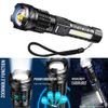 99000lm White Laser LED Flashlight 30W Tactical Torch Rechargeable Camping Work
