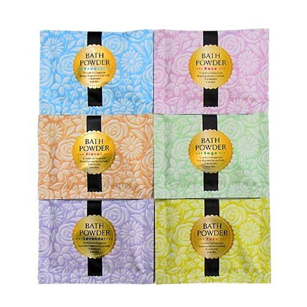 LUCKY BATH Assorted Assorted Bath Salts, 0.9 oz (25 g) x 12 Pieces