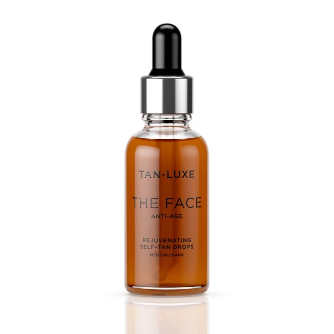 TAN-LUXE The Face Anti-Age - Rejuvenating Self-Tan Drops, 30ml - Cruelty & Toxin Free - Medium/Dark