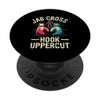 Jab Cross Hook Uppercut Boxing Gloves Boxer Fighter Boxer PopSockets with Interchangeable PopGrip